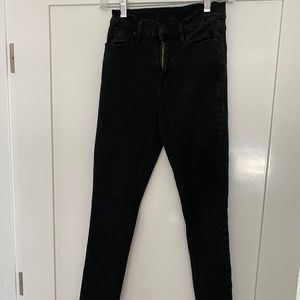 BDG black high waisted jeans size 25